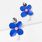 Romwe Flower Drop Earrings