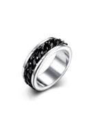 Romwe Contrast Plated Ring