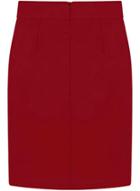 Romwe Split Bodycon Red Skirt