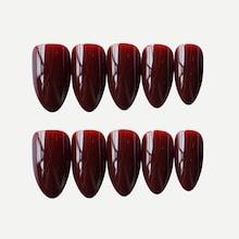 Romwe Plain Fake Nails 24pcs
