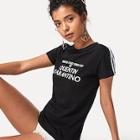 Romwe Short Sleeve Lettering Tee