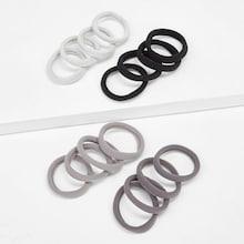 Romwe Plain Elastic Hair Tie 16pcs