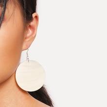 Romwe Round Shaped Drop Earrings
