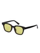 Romwe Yellow Lenses Square Fashion Sunglasses