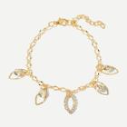 Romwe Leaf Charm Anklet Chain