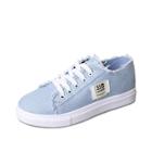 Romwe Raw Trim Canvas Shoes