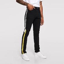 Romwe Guys Striped Side Jeans