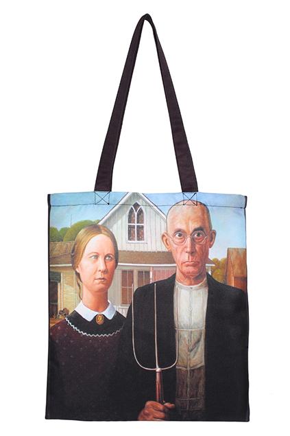 Romwe Old Couple Bag