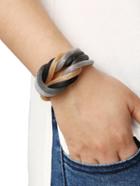 Romwe Multi Color Metal Knot Bracelet