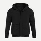 Romwe Men Patched Detail Hooded Outerwear