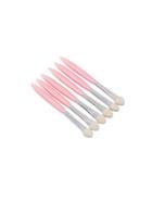 Romwe Pink Silver Makeup Brushes