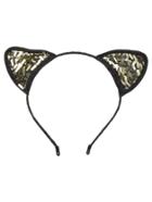 Romwe Metal Cat Ear Headband
