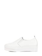 Romwe White Star Style Round Toe Casual Loafter Shoes