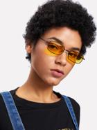 Romwe Minimalist Rectangle Lens Sunglasses