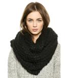 Romwe Awesome Cable Knit Scarf--black