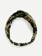 Romwe Palm Leaf Print Twist Turban Headband