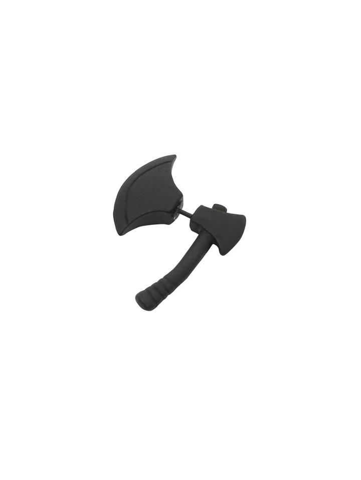 Romwe Punk Style Ax Stud Earrings