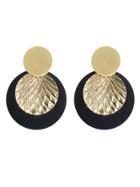 Romwe New Coming Big Round Hanging Stud Earrings