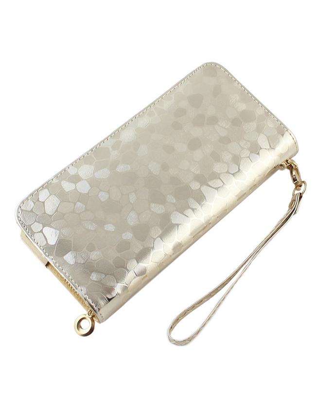 Romwe Gold Wallet For Evening Party