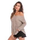 Romwe Split Side V-neck Jumper