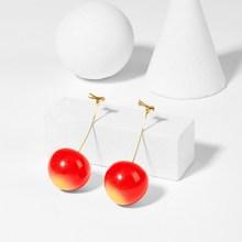 Romwe Gradual Ball Design Drop Earrings