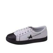 Romwe Star Detail Lace Up Sneakers