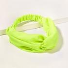 Romwe Neon Green Twist Headband