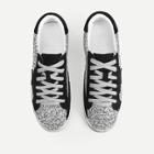 Romwe Sequin Decor Lace-up Sneakers