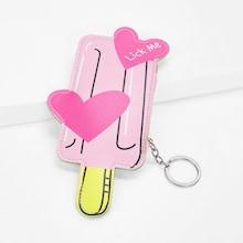 Romwe Heart Decor Coin Purse