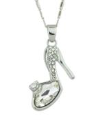 Romwe New Coming Cheap Rhinesthigh-heeled Shoes Pendant Necklace