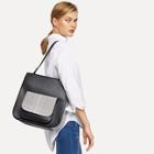 Romwe Houndstooth Pattern Shoulder Bag
