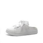 Romwe Lace-up Sneaker Mules
