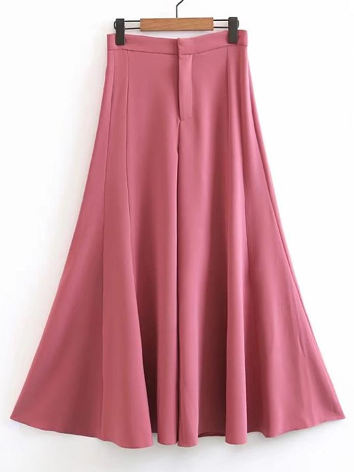 Romwe Wide Leg Bell-bottoms Pants