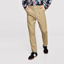 Romwe Men Straight Solid Pants