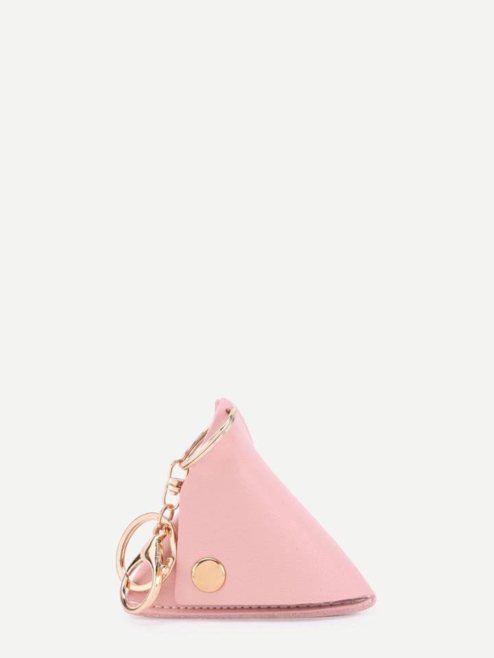 Romwe Pyramid Shaped Pu Bag Accessories