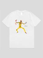Romwe Men Skeleton Kung-fu Graphic T-shirt