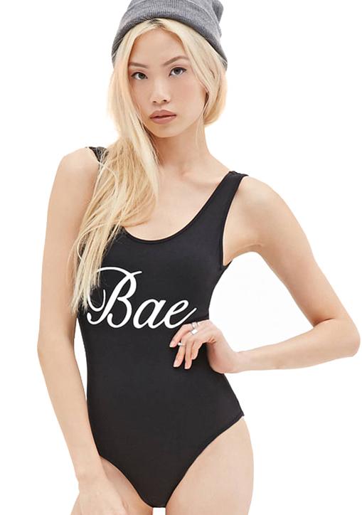 Romwe Bae Print Skinny Elastic Jumpsuit