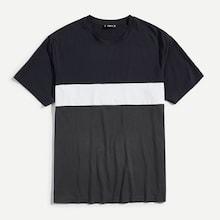 Romwe Guys Cut And Sew T-shirt