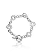 Romwe Ring Design Link Bracelet
