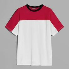Romwe Guys Cut-and-sew Tunic Tee