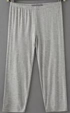 Romwe Elastic Waist Loose Pale Grey Legging