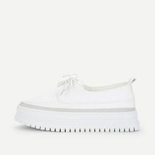 Romwe Flatform Lace Up Shoes