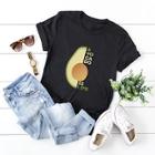 Romwe Fruit And Letter Print Tee