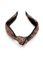 Romwe Knot Design Sequin Overlay Headband