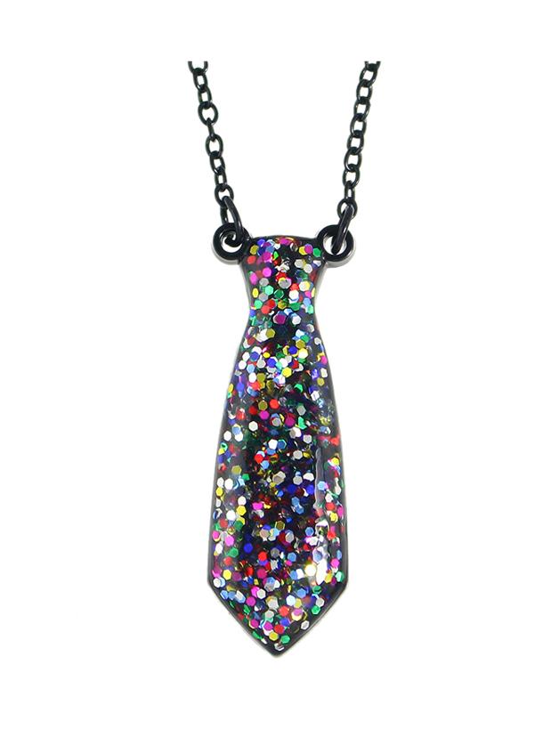 Romwe Colorful Acrylic Bottle Pendant Necklace