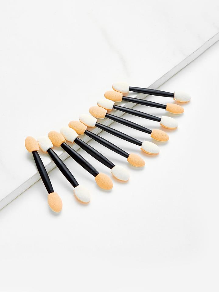 Romwe Two Head Sponge Eye Shadow Brush Set