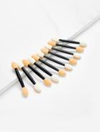 Romwe Two Head Sponge Eye Shadow Brush Set