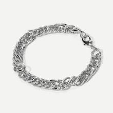 Romwe Men Wide Chain Bracelet