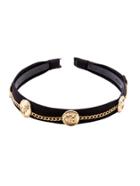 Romwe Black Metal Decoration Hair Hoop