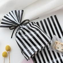 Romwe Striped Print Bag 10pcs